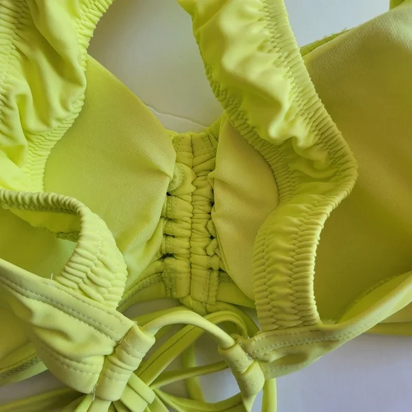 Wild Fable Tie-Front Cap Sleeve Bralette Bikini Top. - Picture 5 of 8